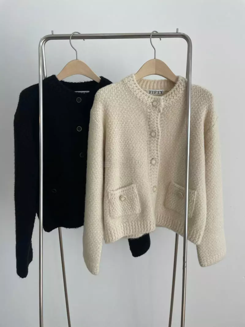 Fifty - Korean Women Fashion - #romanticstyle - Sha Cardigan - 7