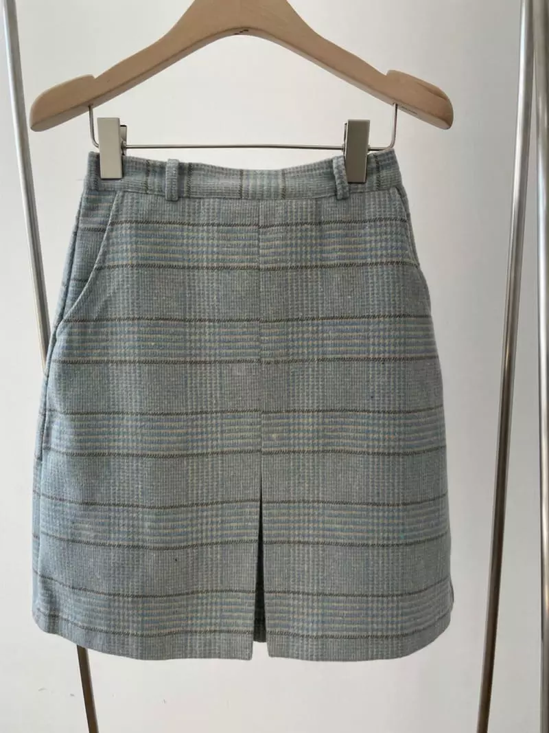 Fifty - Korean Women Fashion - #vintageinspired - Check Mini Skirt - 9