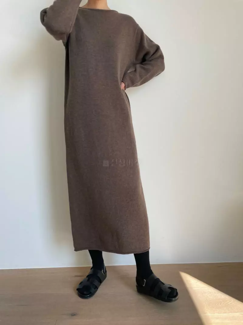 Fifty - Korean Women Fashion - #womensfashion - Plain One-piece - 5
