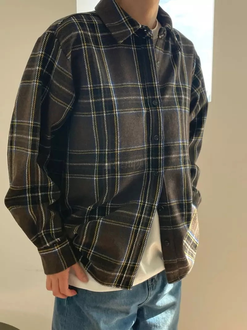 Fifty - Korean Women Fashion - #womensfashion - Tatan Check Shirt - 5