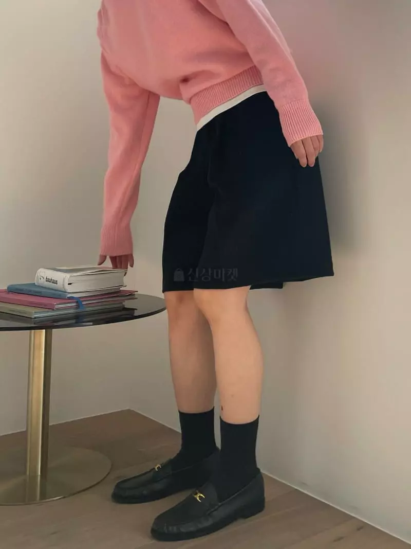 Fifty - Korean Women Fashion - #womensfashion - Color Knit Tee - 2