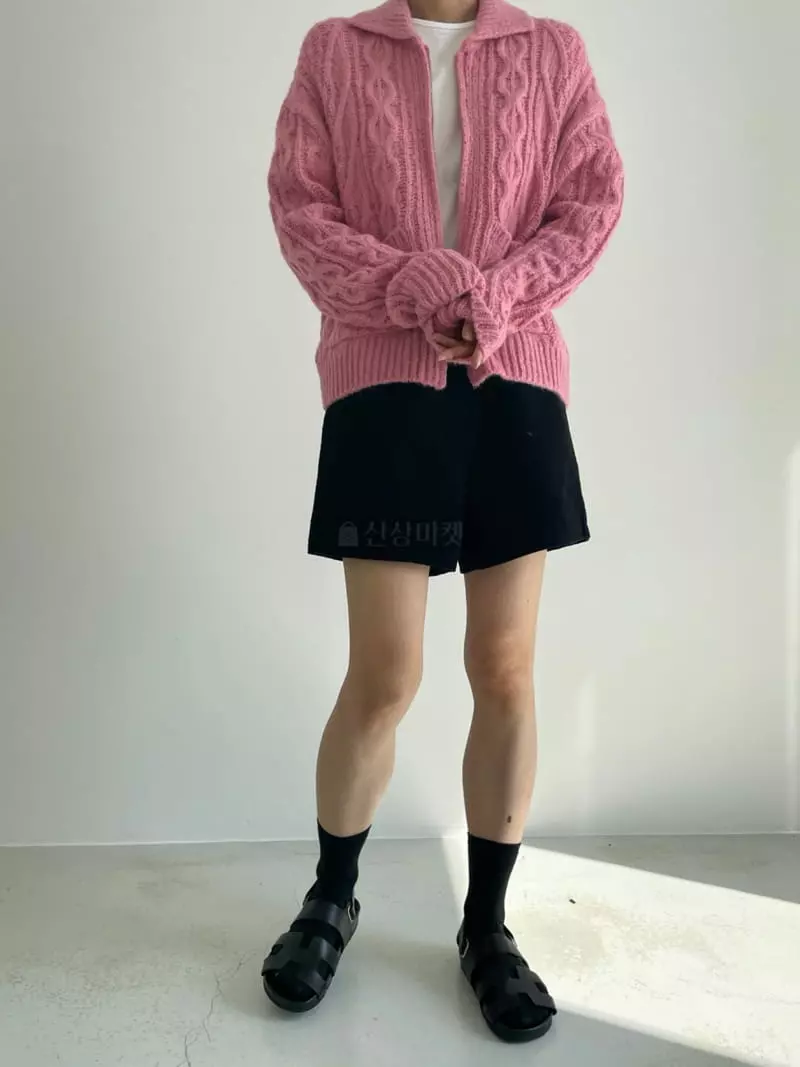 Fifty - Korean Women Fashion - #womensfashion - Collar Zip-up