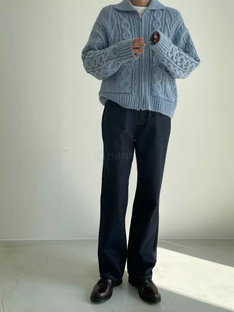 Fifty - Korean Women Fashion - #womensfashion - Collar Zip-up - 9