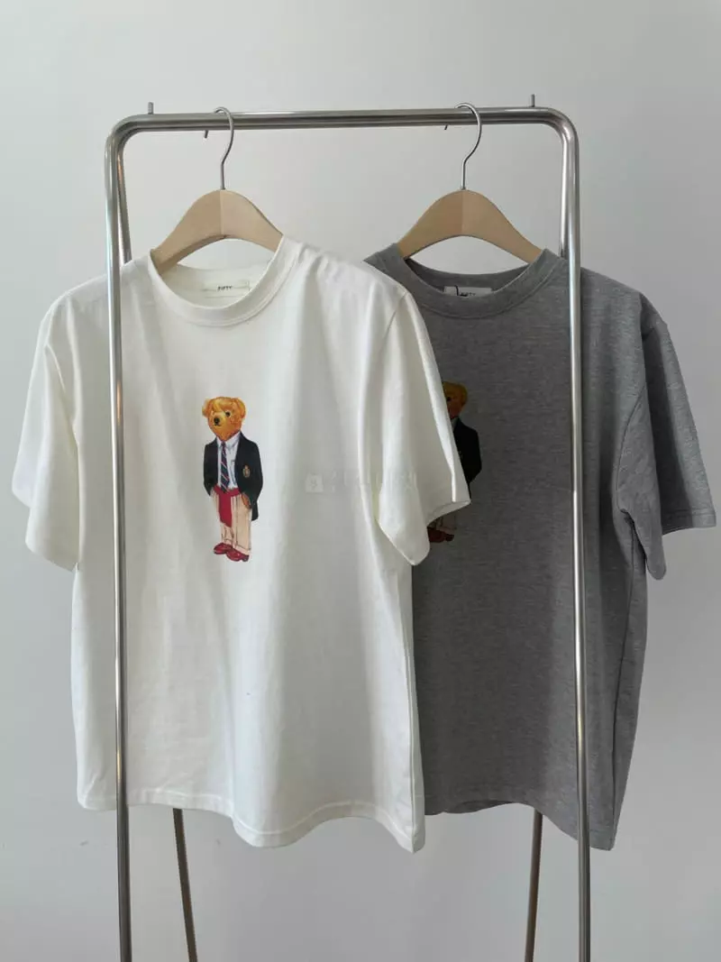 Fifty - Korean Women Fashion - #womensfashion - Bear Tee - 2