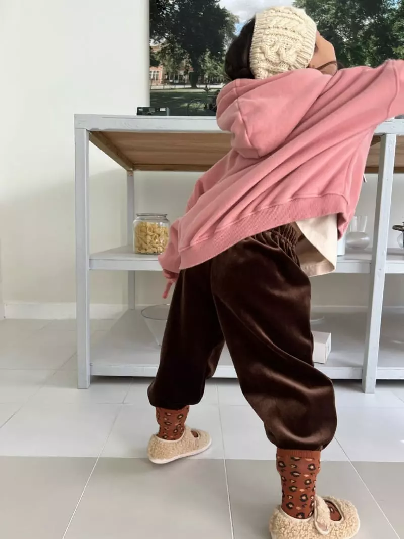 Fine Studio - Korean Children Fashion - #littlefashionista - Velvet Pants with Mom - 3
