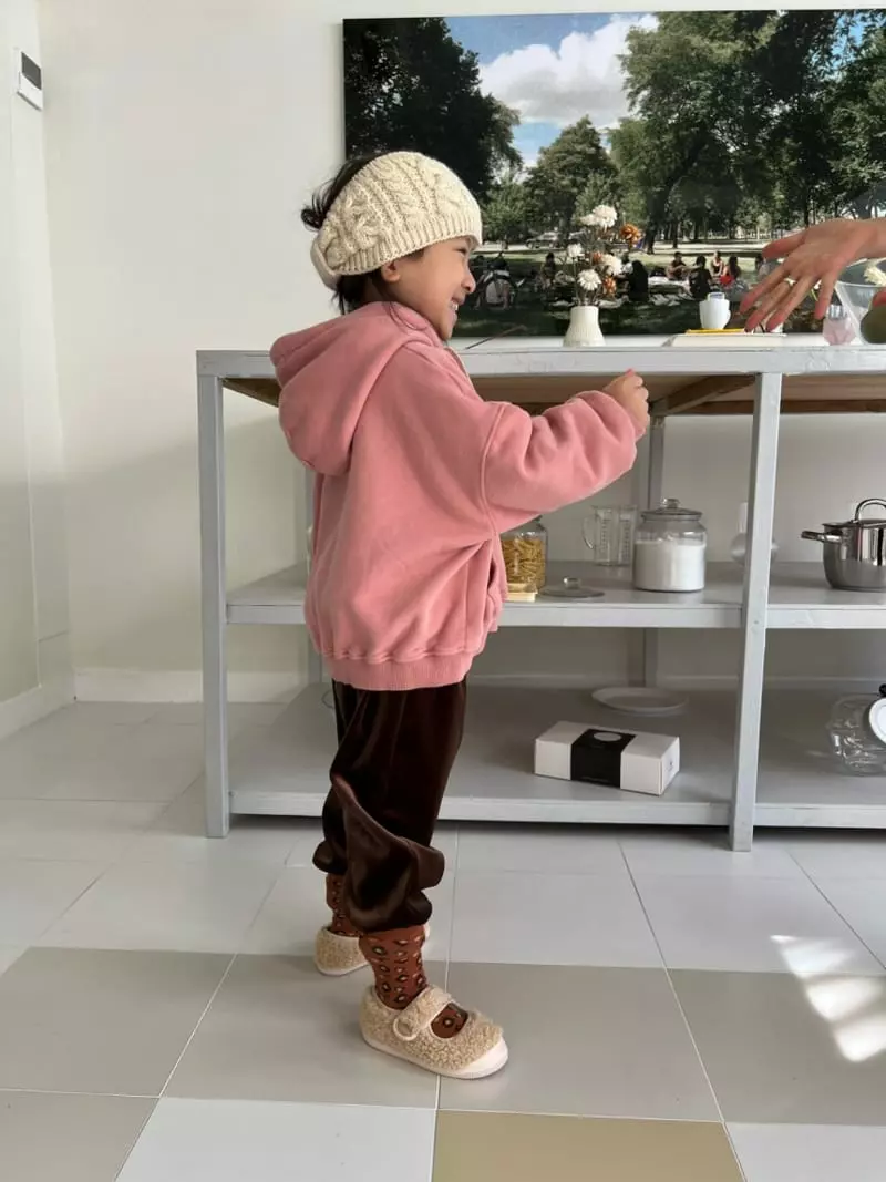 Fine Studio - Korean Children Fashion - #littlefashionista - Velvet Pants with Mom - 4