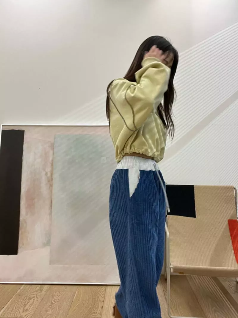 Flipar - Korean Women Fashion - #momslook - Rib Color Pants - 2