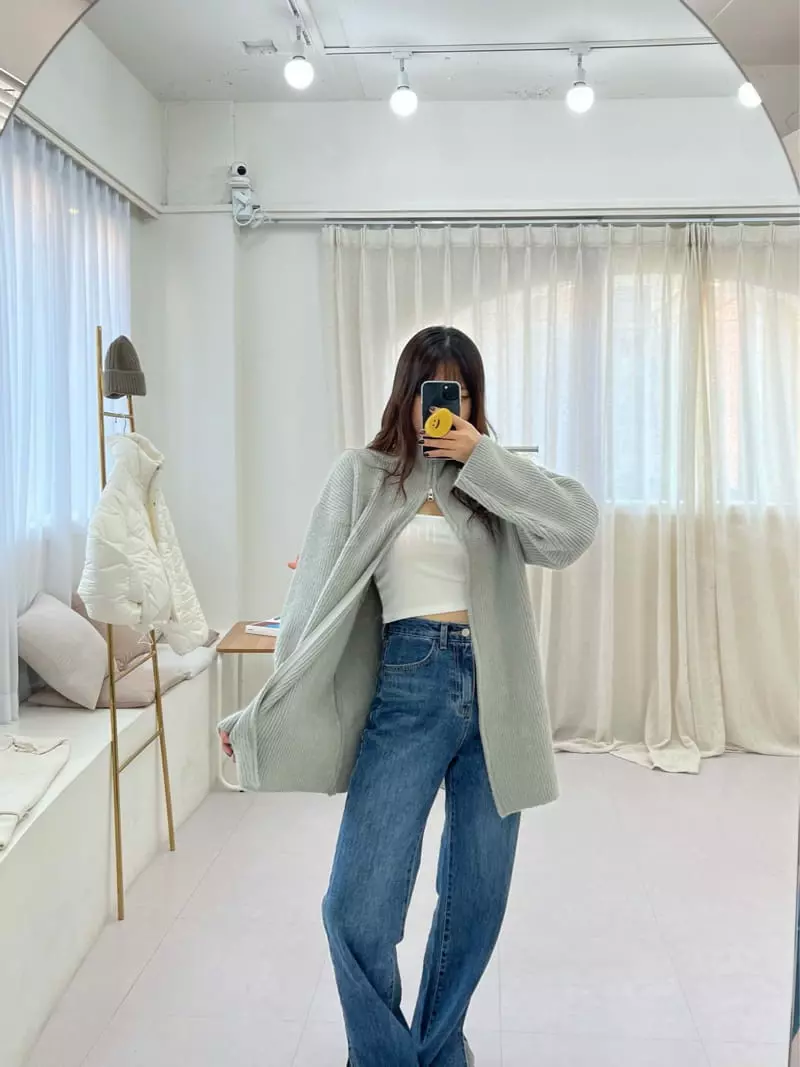 Flipar - Korean Women Fashion - #momslook - Knit Cardigan - 2