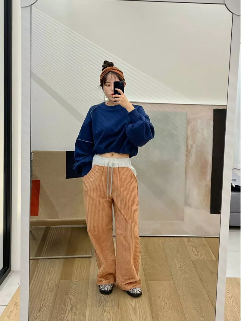 Flipar - Korean Women Fashion - #restrostyle - Rib Color Pants - 9