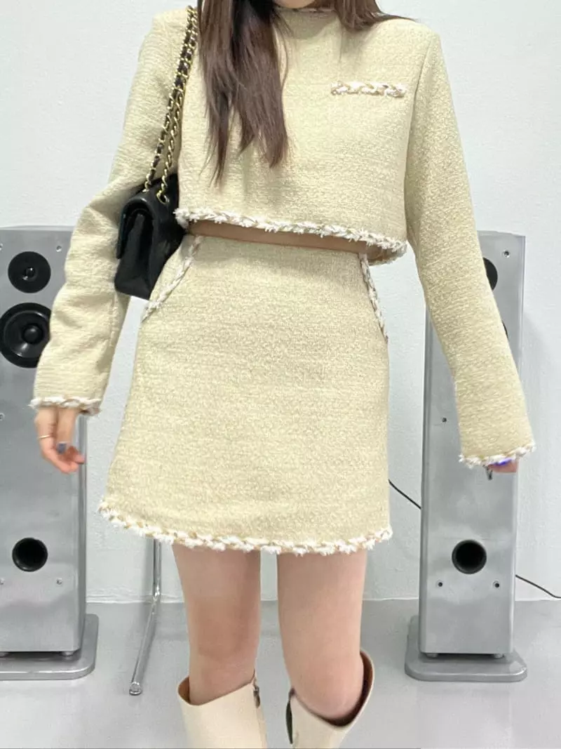 Flipar - Korean Women Fashion - #restrostyle - Twid Skirt - 3