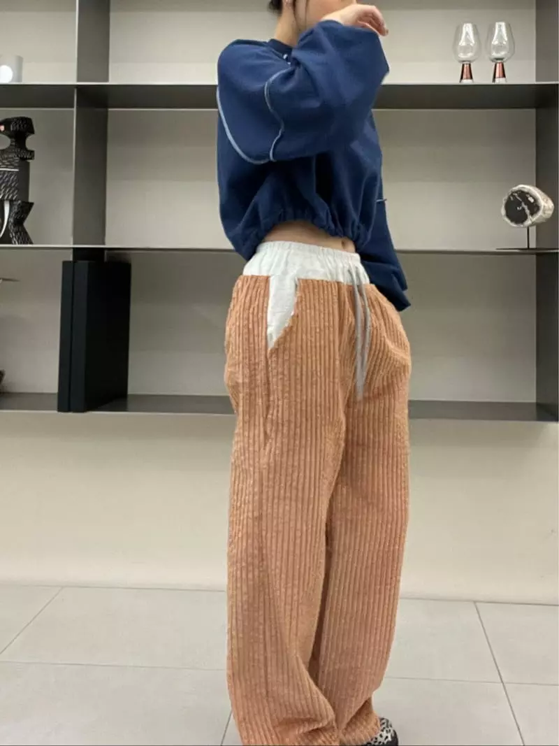 Flipar - Korean Women Fashion - #romanticstyle - Rib Color Pants - 10