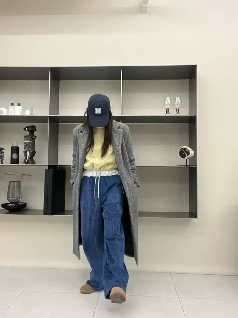 Flipar - Korean Women Fashion - #vintageinspired - Rib Color Pants - 6