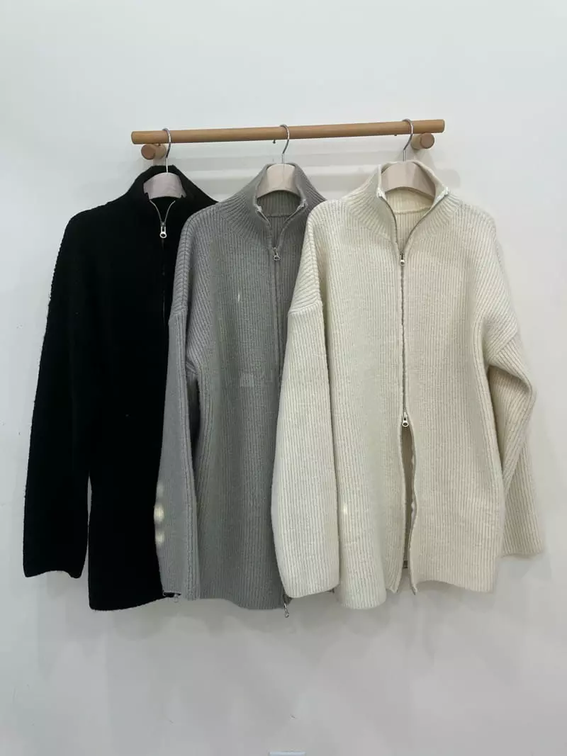 Flipar - Korean Women Fashion - #vintageinspired - Knit Cardigan - 5