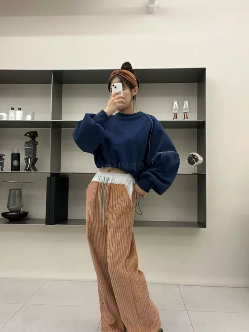 Flipar - Korean Women Fashion - #vintagekidsstyle - Rib Color Pants - 7
