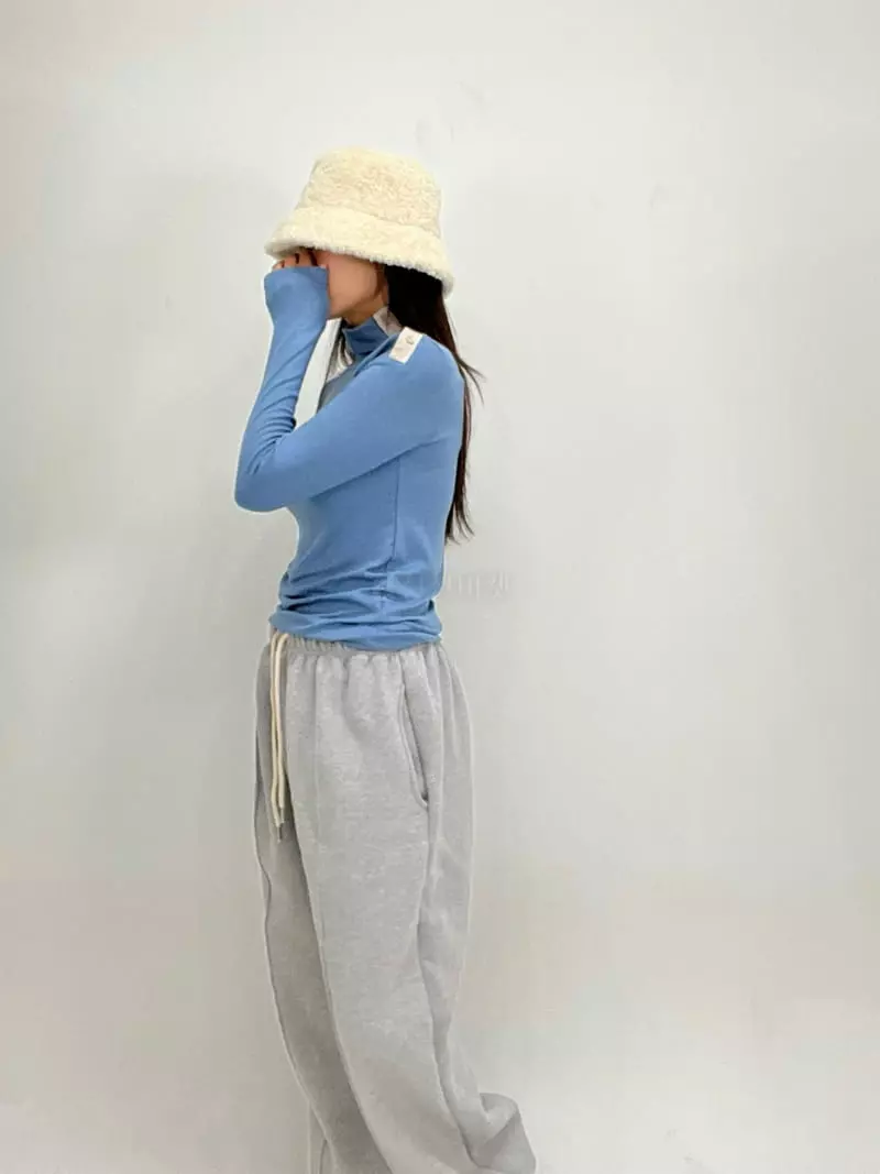 Flipar - Korean Women Fashion - #womensfashion - Button Tee - 9