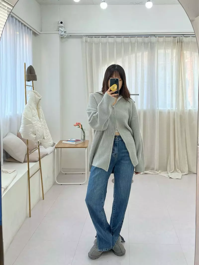 Flipar - Korean Women Fashion - #momslook - Knit Cardigan - 4