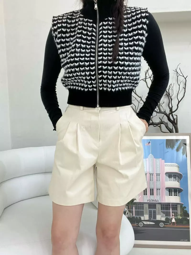 Flipar - Korean Women Fashion - #womensfashion - Heart Knit Zip-up - 3