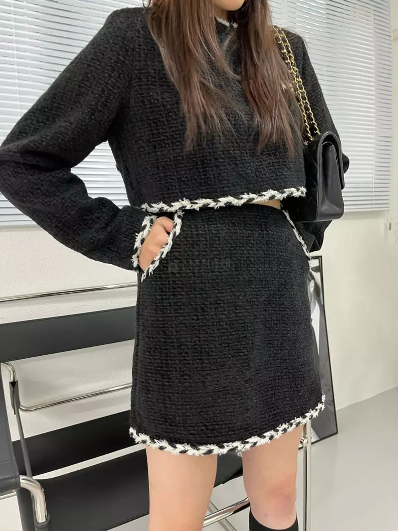 Flipar - Korean Women Fashion - #womensfashion - Twid Skirt - 9