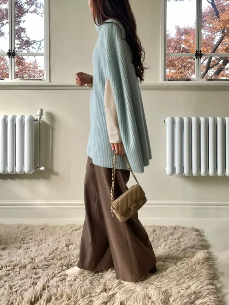 Floaty - Korean Women Fashion - #momslook - Whole Turtleneck Knit Tee - 11