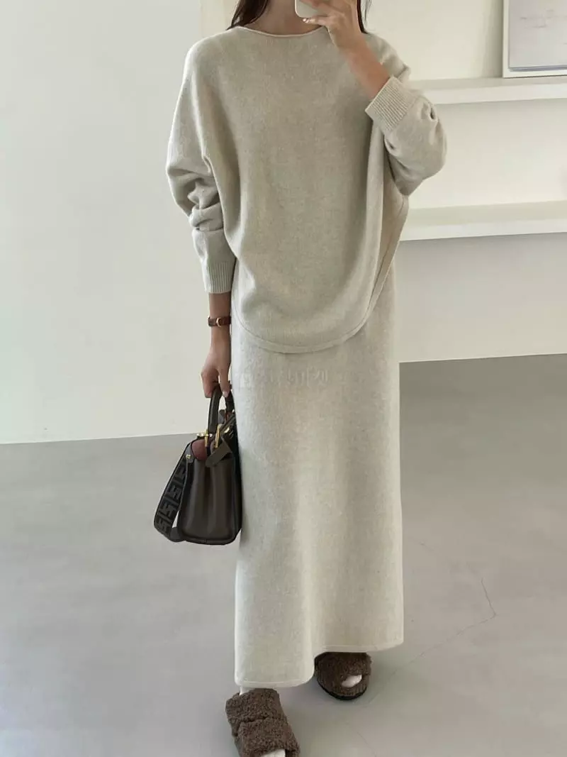 Floaty - Korean Women Fashion - #momslook - Whole Gament Cozy One-piece - 5