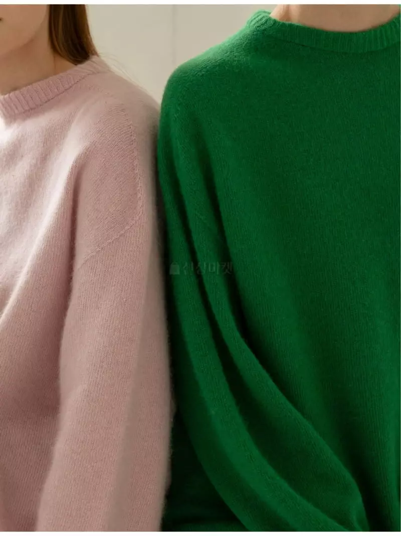 Floaty - Korean Women Fashion - #momslook - Whole Gament Knit Tee - 3
