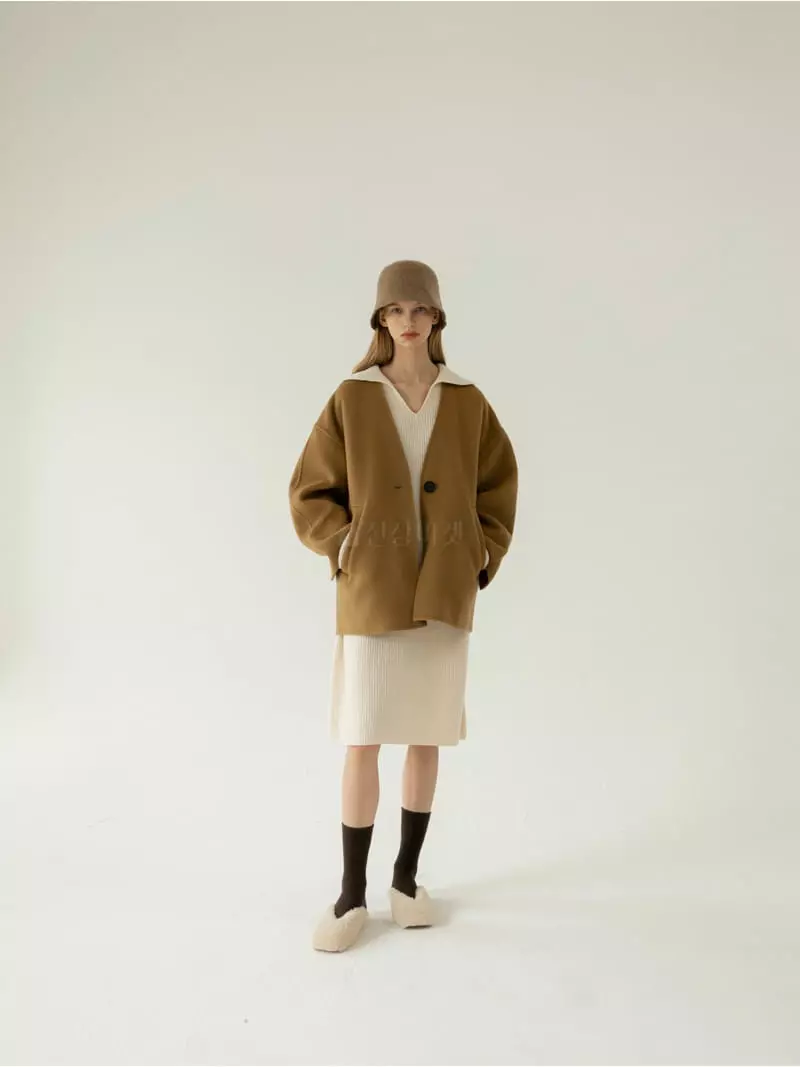 Floaty - Korean Women Fashion - #momslook - Ov Half Coat - 11