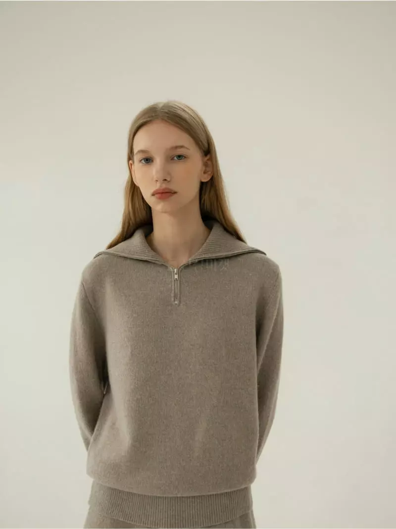 Floaty - Korean Women Fashion - #momslook - Jenny Collar Knit Tee - 10