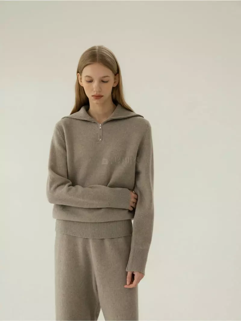 Floaty - Korean Women Fashion - #momslook - Jenny Collar Knit Tee - 9