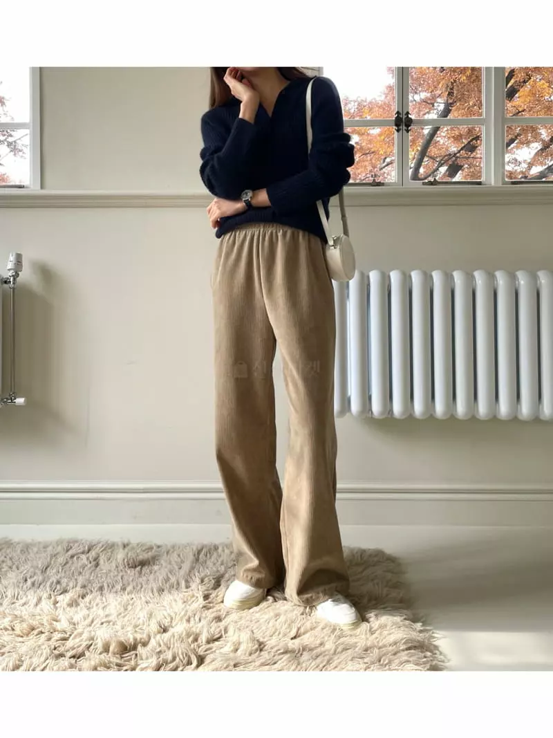 Floaty - Korean Women Fashion - #momslook - Veloure Pants