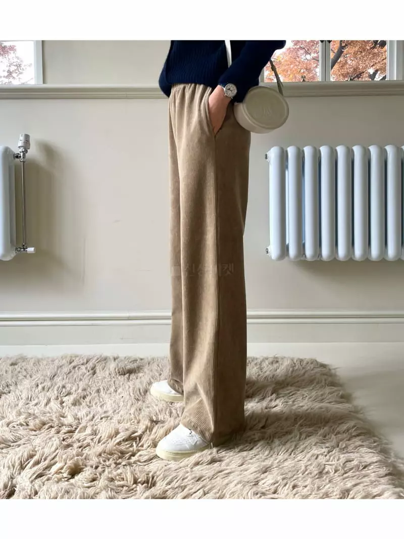 Floaty - Korean Women Fashion - #momslook - Veloure Pants - 3