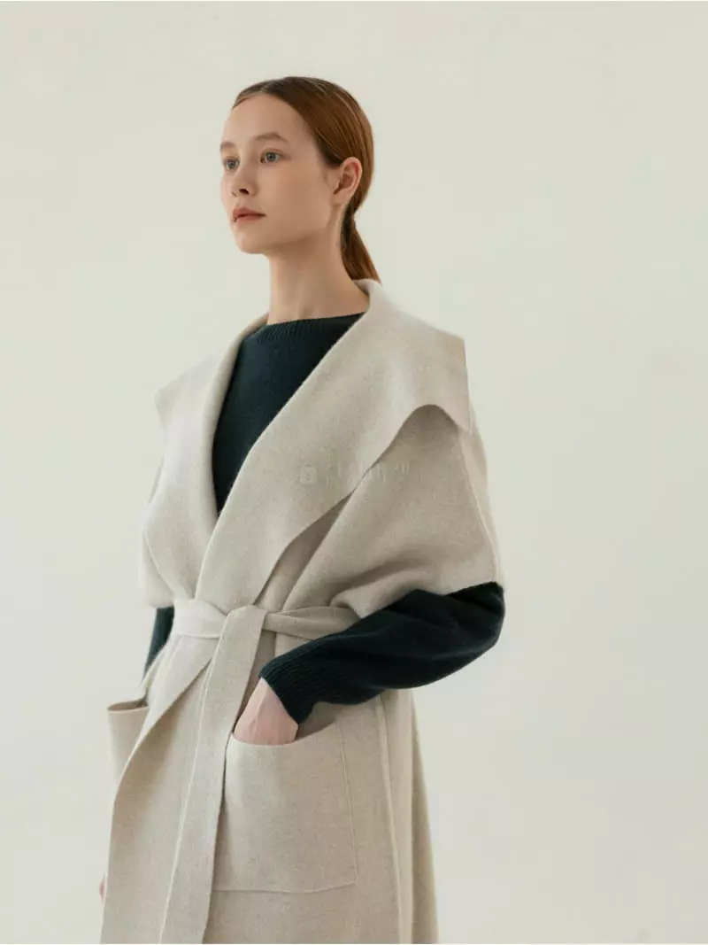 Floaty - Korean Women Fashion - #momslook - Lia Shawl Coat - 4
