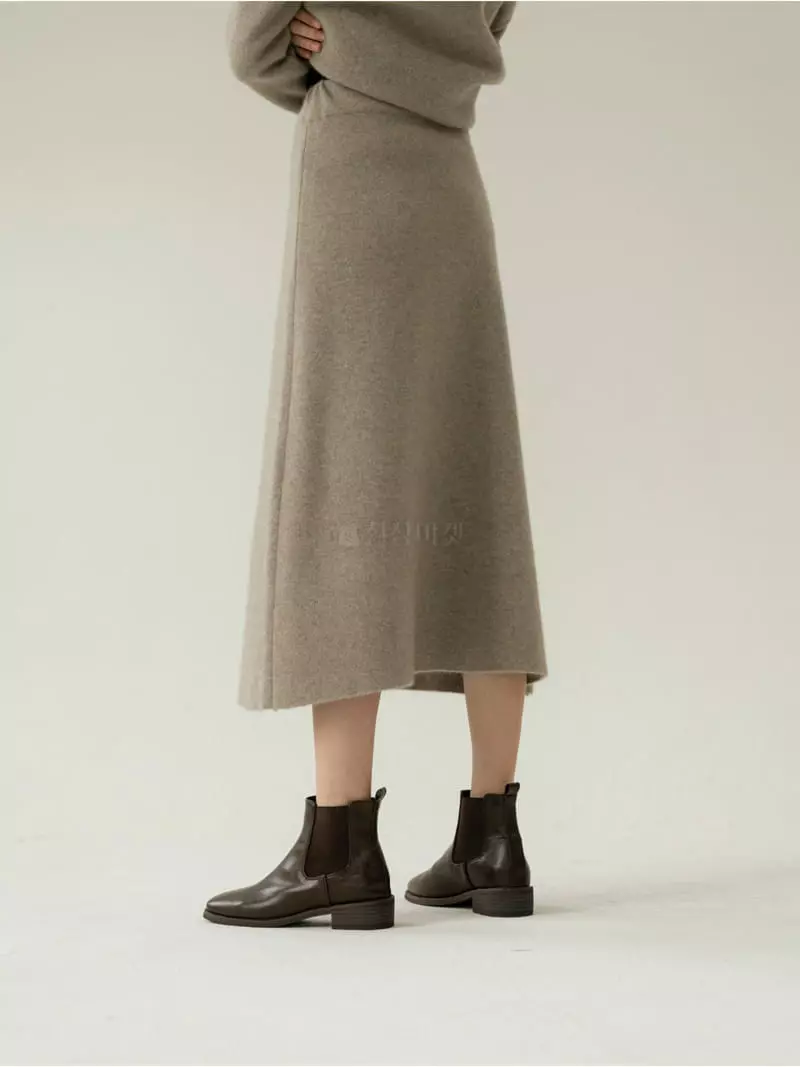 Floaty - Korean Women Fashion - #vintageinspired - Deft Skirt - 4