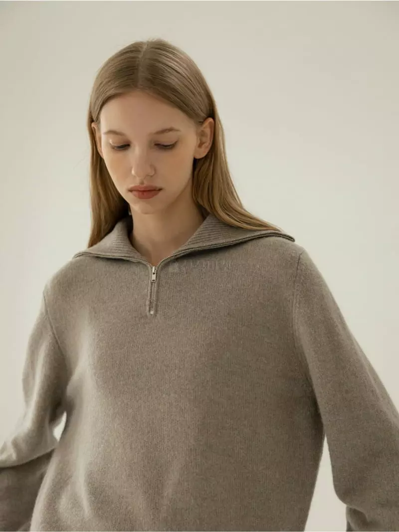 Floaty - Korean Women Fashion - #womensfashion - Jenny Collar Knit Tee - 11