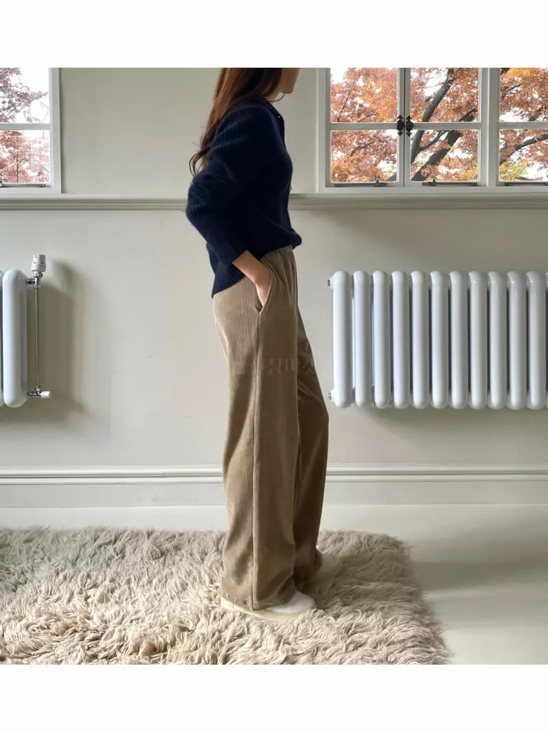 Floaty - Korean Women Fashion - #womensfashion - Veloure Pants - 2