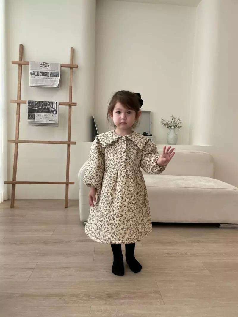 Flower J - Korean Children Fashion - #childrensboutique - Embrodiery One-piece