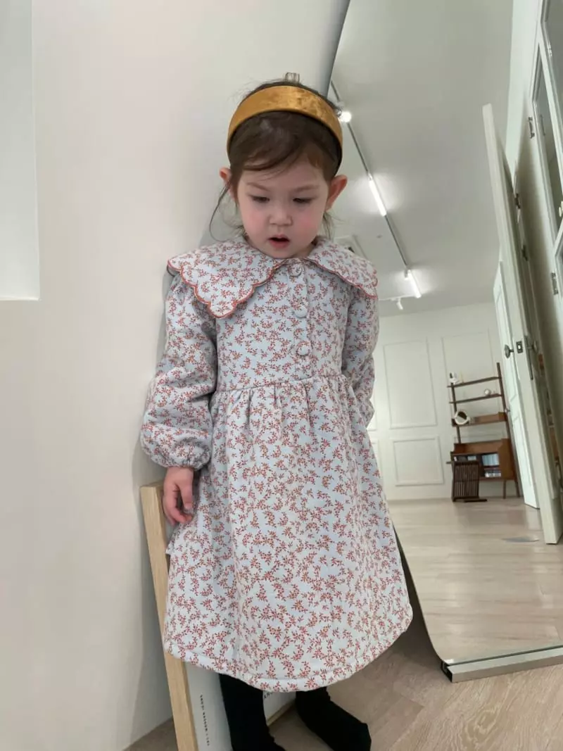 Flower J - Korean Children Fashion - #discoveringself - Embrodiery One-piece - 4