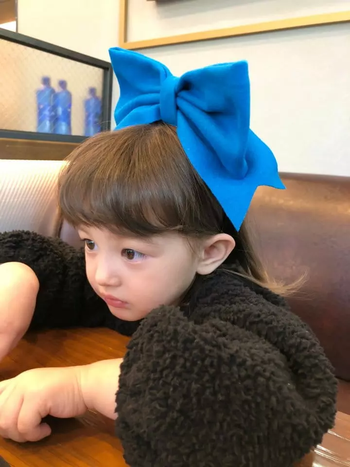 Flower J - Korean Children Fashion - #kidsshorts - Big Bow Hairband