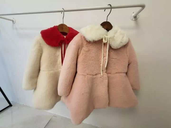 Flower J - Korean Children Fashion - #toddlerclothing - Fluffy Coat - 4