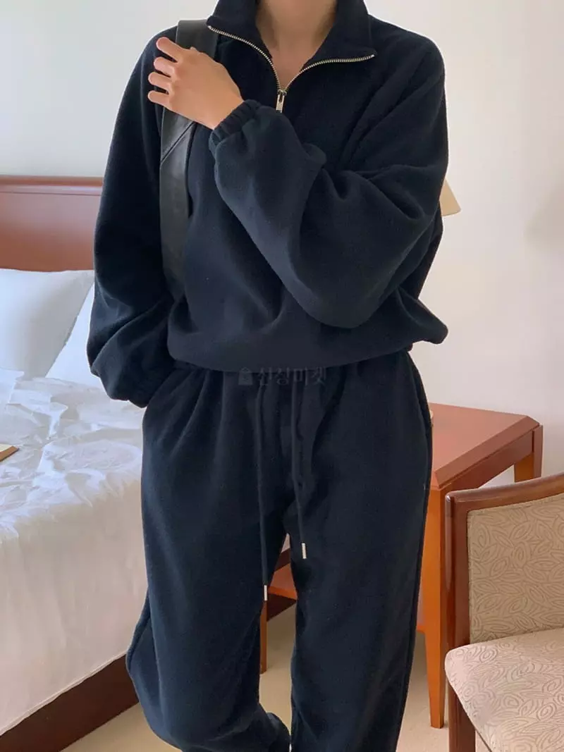 Flutter - Korean Women Fashion - #momslook - Fleece Pants
