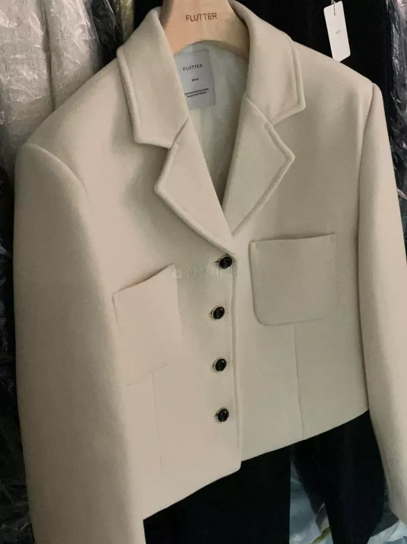 Flutter - Korean Women Fashion - #momslook - Ivory Jacket - 10