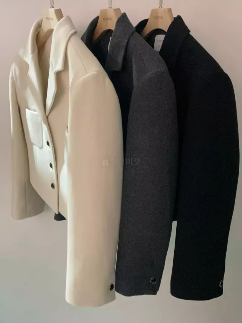 Flutter - Korean Women Fashion - #momslook - Ivory Jacket - 2