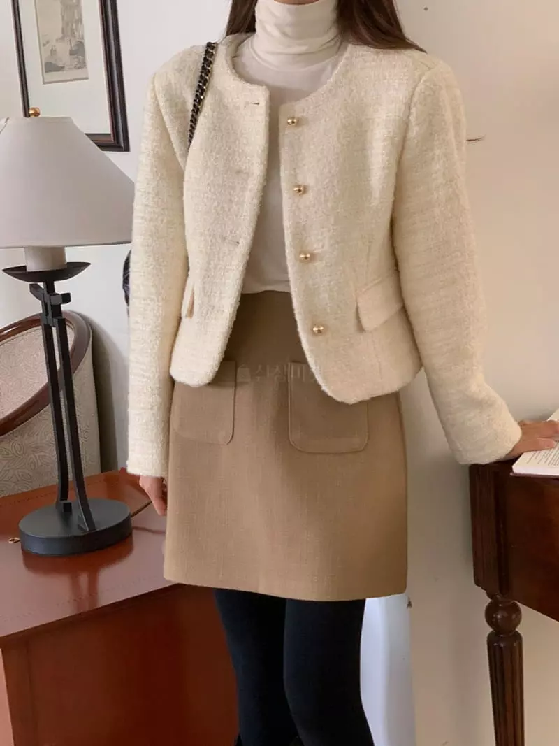 Flutter - Korean Women Fashion - #momslook - Better Twid Jacket - 6