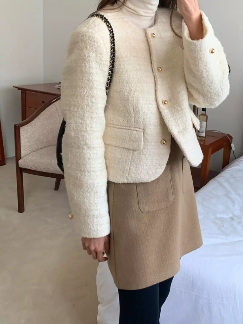 Flutter - Korean Women Fashion - #momslook - Better Twid Jacket - 7