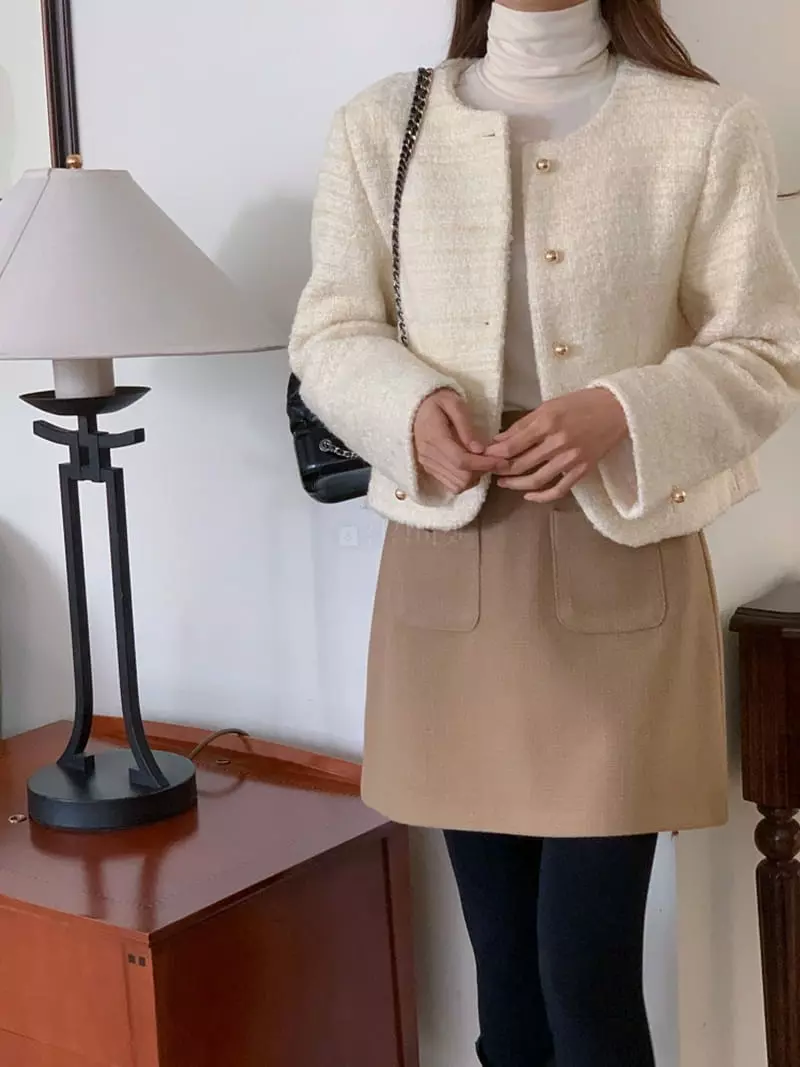 Flutter - Korean Women Fashion - #momslook - Better Twid Jacket - 8