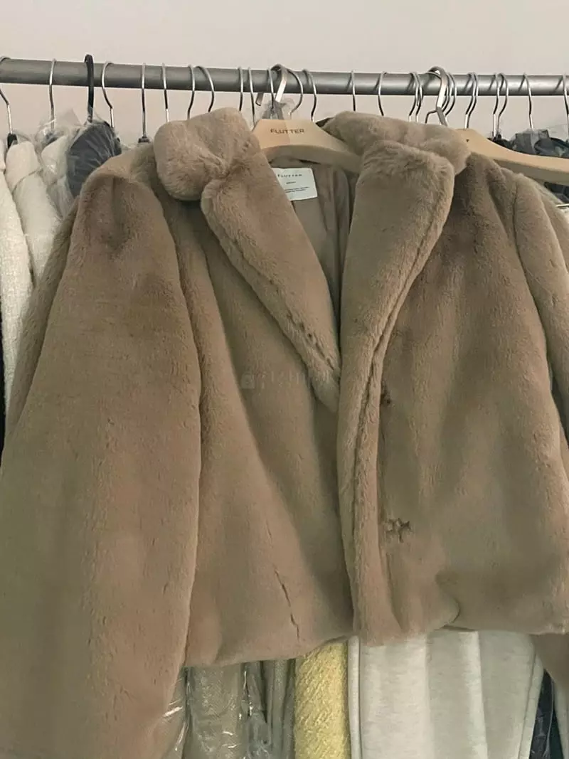 Flutter - Korean Women Fashion - #momslook - Mink Jacket - 3