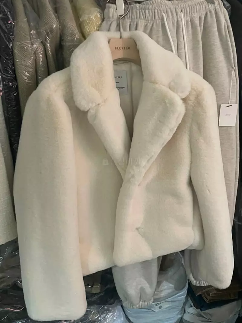 Flutter - Korean Women Fashion - #momslook - Mink Jacket - 5