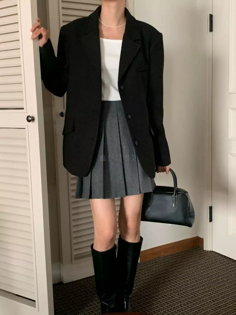 Flutter - Korean Women Fashion - #momslook - London Jacket