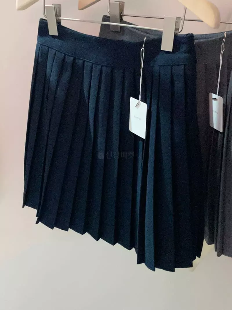 Flutter - Korean Women Fashion - #restrostyle - Roen Pleats Skirt - 8