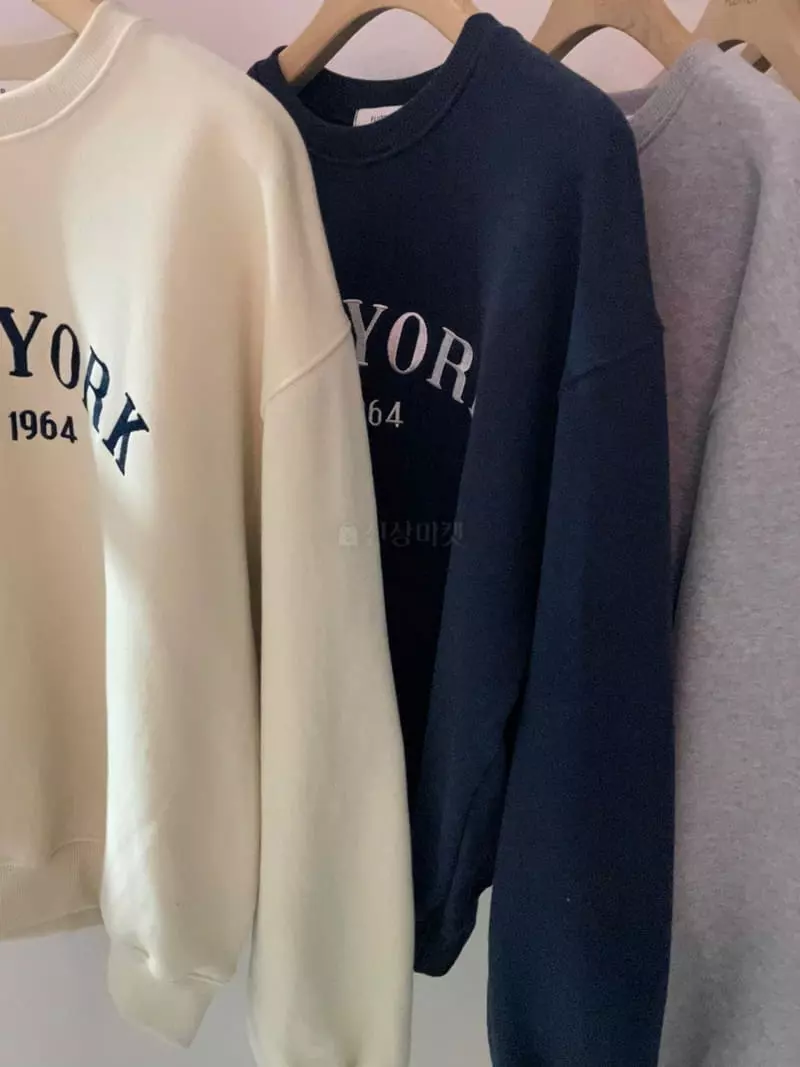Flutter - Korean Women Fashion - #pursuepretty - Newyork Sweatshirt - 4