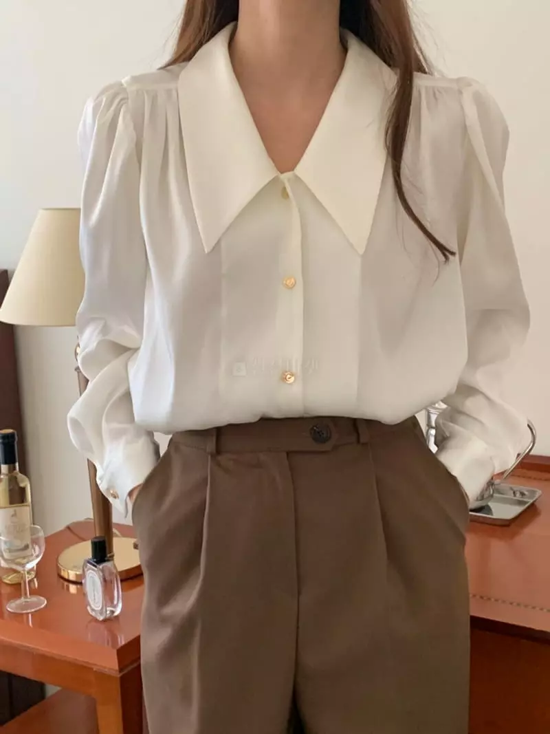 Flutter - Korean Women Fashion - #shopsmall - Beatr Blouse - 7